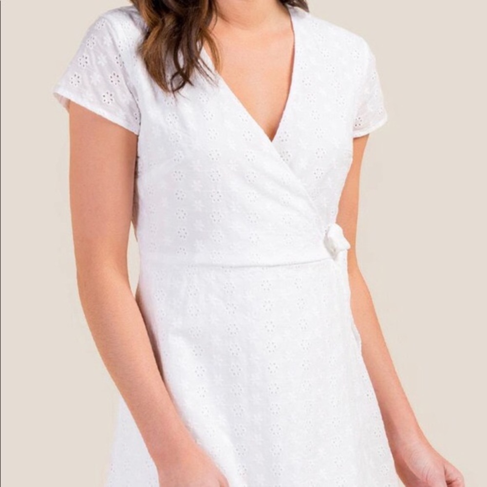 White Eyelet Dress